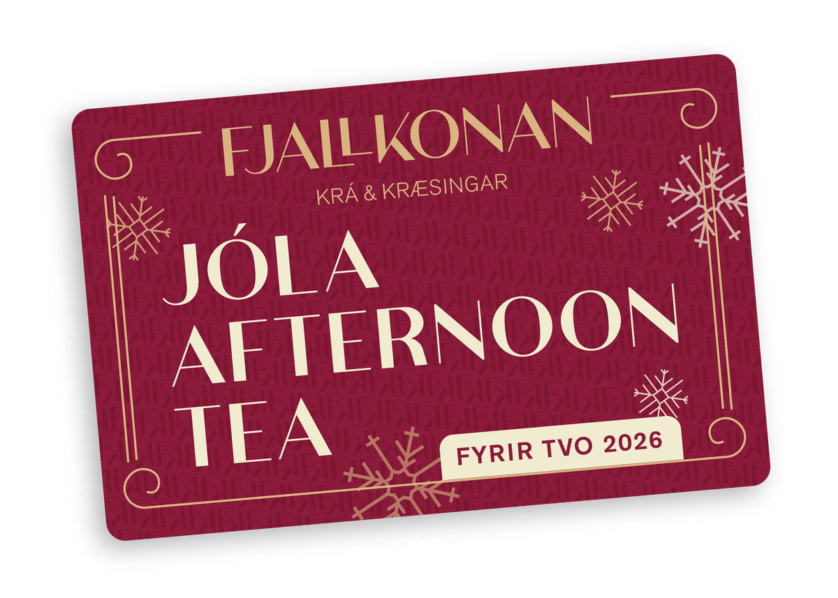 Jóla Afternoon tea fyrir 2 á Fjallkonuna