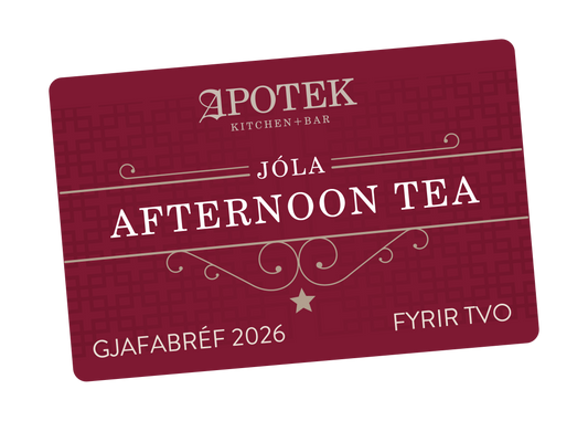 Jóla Afternoon tea fyrir 2 á Apotekið