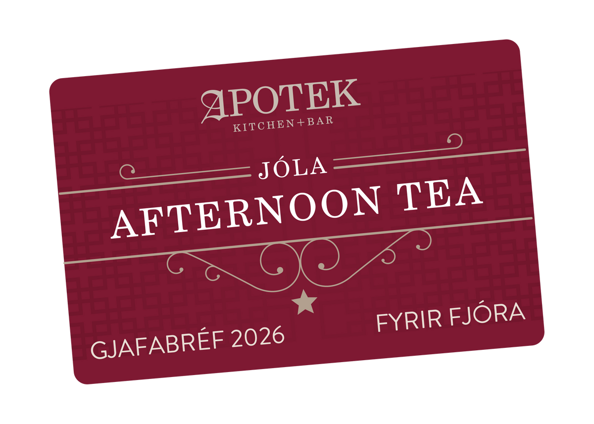 Jóla Afternoon tea fyrir 4 á Apotekið