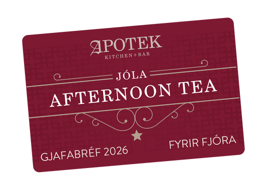 Jóla Afternoon tea fyrir 4 á Apotekið