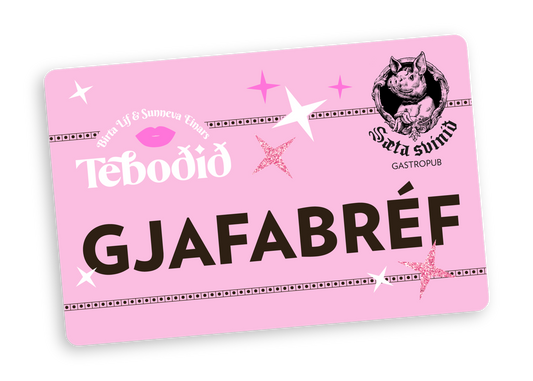 Sæta Svínið x Teboðið - Gjafabréf 10.000kr