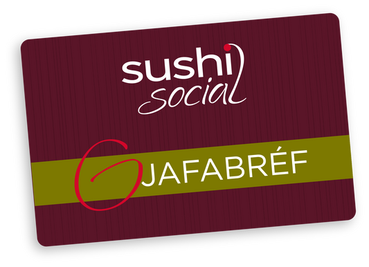 Sushi Social - Gjafabréf 10.000kr